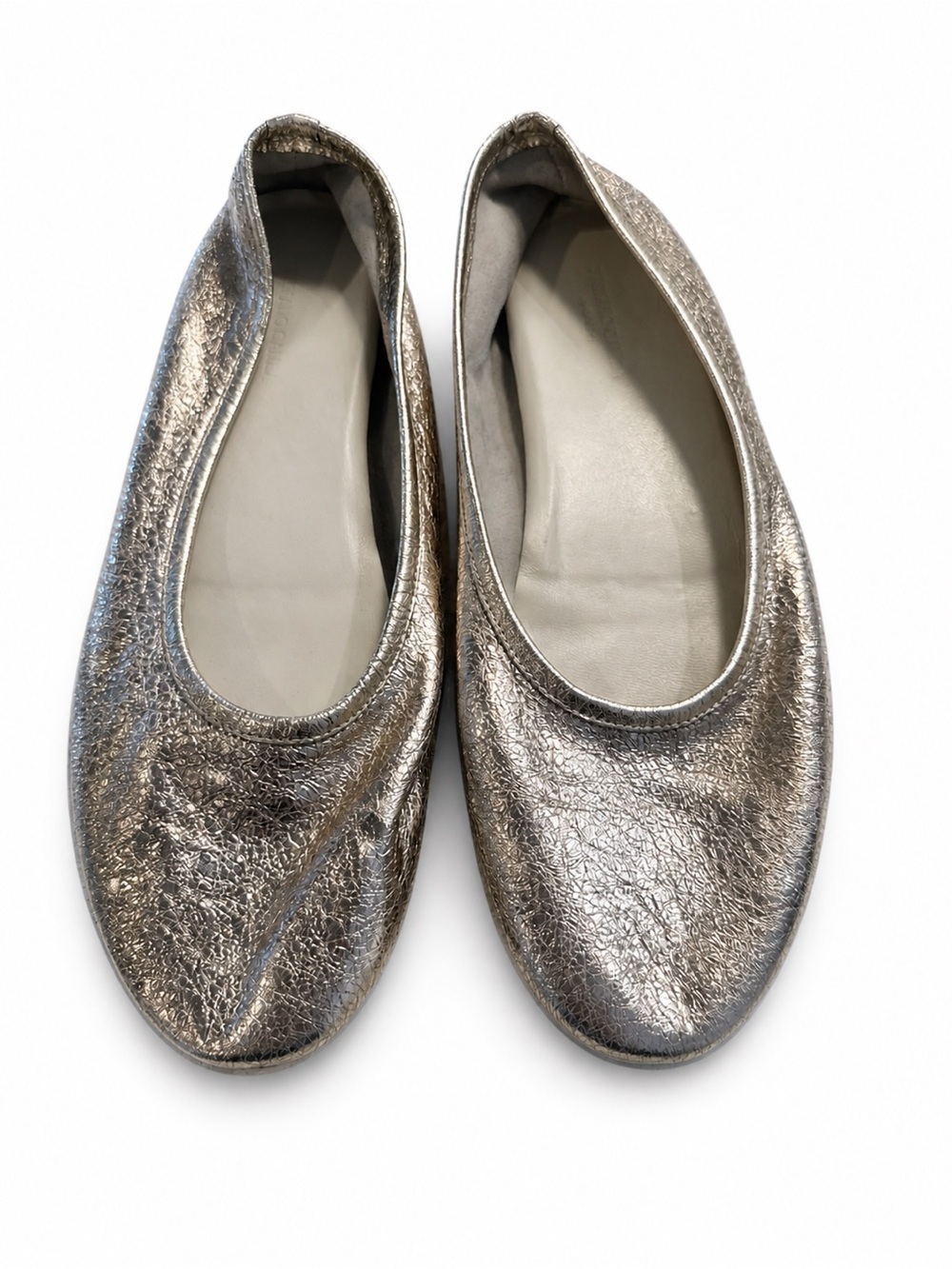 Stefano Gamba gold metallic leather ballet flats EU 40 women’s US size 9 Italy
